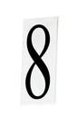 Maxim 53618 White 5"H House Number New. Price: $12.91.