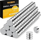 Trymag 6X3MM Small Round Refrigerator Magnets, Silver New. Price: $14.69.