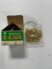 4 X 5/8 Brass Flat Head Phillips Wood Screws Hillman 100CT. New. Price: $10.00.