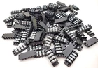 Lot Of 100 Molex Double Row Terminal Strip 4 Position 2-1/8" Long Black New. Price: $119.99.