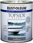 Rust-oleum 207005 Marine Topside Paint, Battleship Gray, 1-QUART, 32OZ New. Price: $32.99.