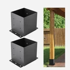 Yvhfwoy 6X6 Basepost Bracketsinner Size 5.6X5.6BLACK Powder-coated Heavy New. Price: $65.58.