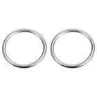 Uxcell 304 Stainless Steel Rings, 2PCS 90MM(3.54") 90X5MM, Silver Tone New. Price: $13.35.