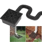 Yotody Gutter Downspout Extensions,catch Basin Low 5.1 Feet, Black Kit New. Price: $34.18.