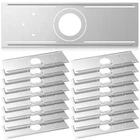 Blulu 24-PACK Rough-in Mounting Brackets For 4" & 6" Led Recessed Light Kits Open. Price: $101.35.