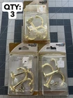 Nos 3-PACK Lot 2/PC National Hardware N245-811 Brass Undershelf Coat Hook 35LB New. Price: $18.86.