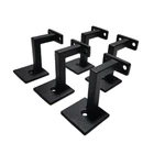 Square Handrail Brackets For Staircase Railing W... Fast Usa Ship New. Price: $74.03.