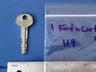 Vintage Curtis Ind. H50, Cut Ford Motors Key, Usa Made, 119 Used. Price: $5.00.