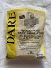 New Dare Yellow Wood Post Tape Insulator Pack # 2330-25 For Electric Fence. Price: $32.99.