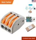 100 Pcs Lever Nuts 3 Conductor Combination Compact Wire Connectors... New. Price: $39.99.