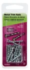 Hillman 122536 Zinc-plated Steel Flat Head Trim Nail 1-1/4 In. (pack Of 6) New. Price: $15.65.