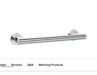 Hansgrohe 41713000 #32 Logis Universal 12" Towel Bar Open. Price: $45.33.