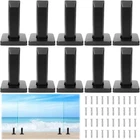 Lukloy Marine Grade SS2205 Glass Pool Fence Spigot Railing Clamp For Coastal ... New. Price: $381.03.