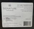 Signature Hardware SH6103 446519 3/4" Way Transfer Valve Open. Price: $16.19.