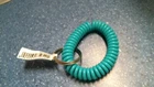 Hy-ko Teal Coiled Key Ring (KB152-BKT) Fs New. Price: $10.00.