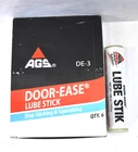 Lot Of Ags Door Ease Lubricant Lube Stik 1.68OZ Rolls Mess Solution Open. Price: $49.99.