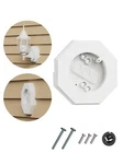Siding Mounting Block, 8141 White Outdoor Light Kit With Built-in El... New. Price: $21.92.