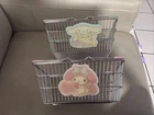Sanrio Original My Melody & Cinnamon Roll Wire Baskets Used. Price: $250.00.