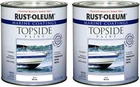 Rust-oleum 206999 Marine Topside Paint 1-QUART Gloss Matte Various Colors Enamel New. Price: $133.46.