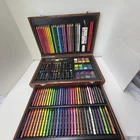 Deluxe Dm Creations Water Color & Crayon Art Sketch-kit In Wooden Case Used. Price: $14.95.
