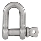National Hardware N100-355 D-shackle, 5/16 In, 1700 Lb Working Load, 316 Grade, New. Price: $16.19.