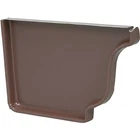 Amerimax 2520519 Gutter End Cap, L, Aluminum, Brown, For: K-style New. Price: $14.01.