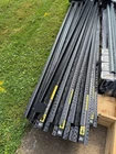 Lot Of 24 - Lifetime Metal Fence Post Galvanized Steel Black 4X90 Powder Coated Open. Price: $550.00.