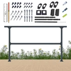 Chr Fence Horizontal Metal Deck Railing 6FT Wide 36IN Tall Black New. Price: $179.99.