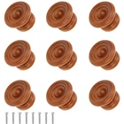 Bitray Red Wood Knobs Round Drawer Brown Finished Type New. Price: $23.99.