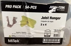 Mitek Joist Hanger JUS24-TZBK Pro Pack 2'' X 4" 27-PCS Open. Price: $29.99.