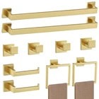 Dumder Brushed Gold Towel Bar Holder SET10-PIECE Bathroom New. Price: $132.98.