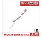 Milwaukee 48-00-1706, 9 18-TPI Wrecker Sawzall Blades, 10-PK W/ Free Nitrus New. Price: $25.70.
