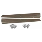 Proflex Landscape Edging Kit With 24-STAKE 48'L 4"H Attachable Aluminum Bronze New. Price: $199.38.