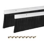 Uxcell 2PCS Door Brush Bottom Sweep H-shape Aluminum Alloy Base 3.5-INCH Pp New. Price: $53.03.
