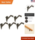 Compact Oil Rubbed Bronze Handrail Bracket Set 5-PACK For Easy Installation New. Price: $23.09.
