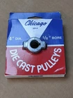 4" Belt Pulley / Sheave, Chicago Die Cast, Single Groove, Bore, 400A- New. Price: $14.89.