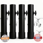 Yueyin Metal Folding Leg Extenders 2-LEVEL Height Adjustable Rubber Base 4 New. Price: $46.97.