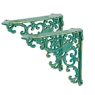 Sungmor Vintage Cast Iron Shelf Brackets Decorative Corner Wall Hanging New. Price: $39.99.