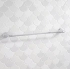 Signature Hardware SHPR24TBZBN Provincetown 24" Towel Bar - Brushed Nickel Open. Price: $39.99.