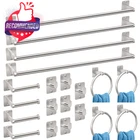 Kljkpa 10 Pieces Bathroom Accessories Set, Hardware 24 Inch... New. Price: $74.69.