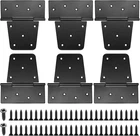 Heavy Duty Gate Hinges For Wooden Fences - 6 Pcs Black Iron Metal Barn Door New. Price: $16.54.