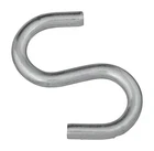 National Hardware N273-441 Zinc Steel Heavy Open S-hook In. (pack Of 50) New. Price: $46.02.