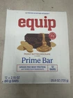 Equip Prime Protein Bars Peanut Butter Chocolate Grass-fed Beef 12 Pack New. Price: $19.99.