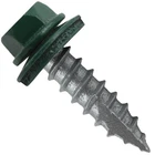 #14 Metal Roofing Screws: (250) 1" Ivy/forest Green Hex Head Sheet Roof... New. Price: $56.84.