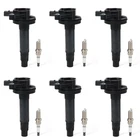 Autodevil UF553 Ignition Coil Pack Iridium Spark Plugs Set Of 6 Fits For New. Price: $100.10.