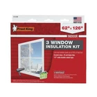 Frost King V73/3M Indoor 0.75 Mil X 62"W 126"L Window Film Insulation Kit New. Price: $16.50.