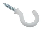 National Hardware N259-184 White Vinyl Coated Steel Cup Hook 1-2/9" 10LB New. Price: $32.19.