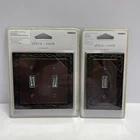Allen + Roth Coverlyn Wall Plates (2) Oil-rubbed Bronze Finish Pls See Pics New. Price: $32.99.