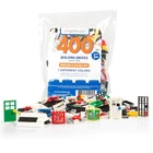 400 Piece Windows, Doors, And Roof Tops Set - Building Brick Compatible Play Kit New. Price: $41.99.