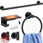 Delarkusi Bathroom Hardware Set Matte Black 5PC 24" New. Price: $46.99.